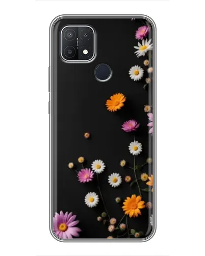 Чехол для OPPO A15s с картинкой «Цветочная композиция»