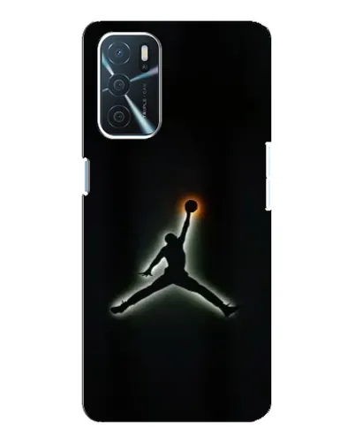 Чехол для OPPO A16 с картинкой «Jordan Gradient Logo»