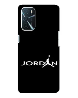 Чохол для OPPO A16 з картинкою «Jordan White Logo»