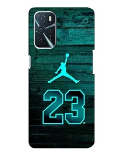 Чохол для OPPO A16 з картинкою «Jordan Cyan 23»