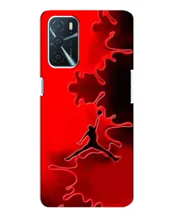 Чохол для OPPO A16 з картинкою «Jordan Red Smoke»