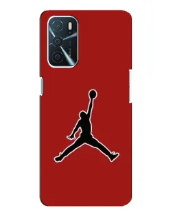 Чохол для OPPO A16 з картинкою «Jordan Red Back»