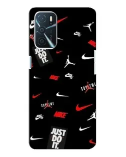 Чохол для OPPO A16 з картинкою «Nike Mix Pattern»
