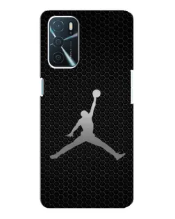 Чохол для OPPO A16 з картинкою «Jordan Dark Carbon»
