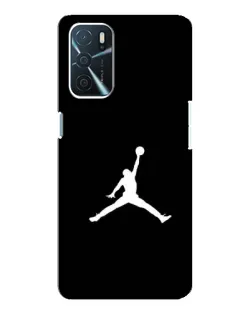Чохол для OPPO A16 з картинкою «Jordan Silhouette»