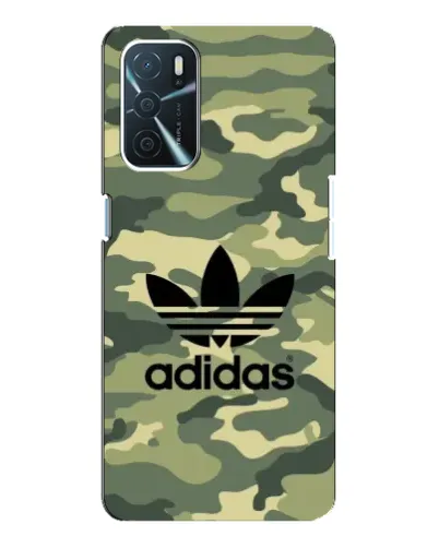 Чохол для OPPO A16 з картинкою «Мілітарі стиль Adidas»