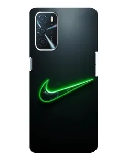Чохол для OPPO A16 з картинкою «Неоновий контур Nike» Чохол для OPPO A16 з картинкою «Неоновий контур Nike»