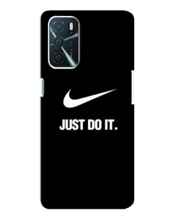 Чохол для OPPO A16 з картинкою «Класичний принт Nike» Чохол для OPPO A16 з картинкою «Класичний принт Nike»