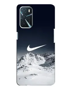Чохол для OPPO A16 з картинкою «Nike — зимові гори» Чохол для OPPO A16 з картинкою «Nike — зимові гори»
