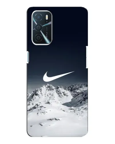 Чохол для OPPO A16 з картинкою «Nike — зимові гори» Чохол для OPPO A16 з картинкою «Nike — зимові гори»