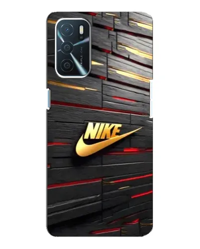 Чохол для OPPO A16 з картинкою «Золотий Nike на металі» Чохол для OPPO A16 з картинкою «Золотий Nike на металі»
