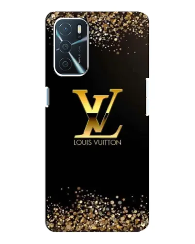 Чохол для OPPO A16 з картинкою «LV — золоті іскри»