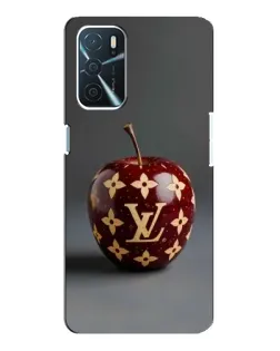Чохол для OPPO A16 з картинкою «Червоне яблуко LV»