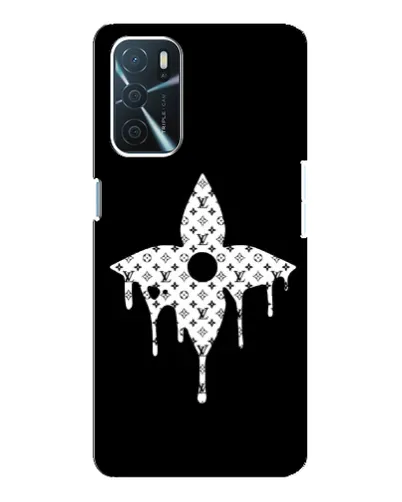 Чохол для OPPO A16 з картинкою «Квіткова монограма»