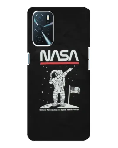Чехол для OPPO A16 с картинкой «NASA — шагаем по Луне» Чехол для OPPO A16 с картинкой «NASA — шагаем по Луне»