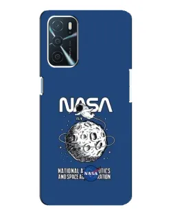 Чохол для OPPO A16 з картинкою «NASA — місячна місія»