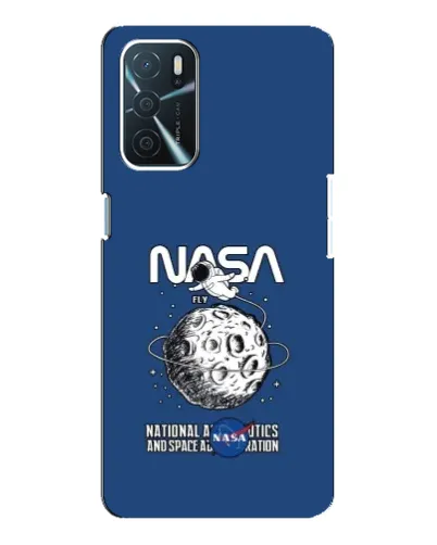 Чехол для OPPO A16 с картинкой «NASA — лунная миссия» Чехол для OPPO A16 с картинкой «NASA — лунная миссия»