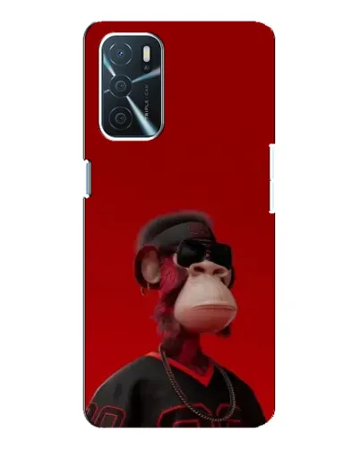 Чехол для OPPO A16 с картинкой «Bored Ape в красном» Чехол для OPPO A16 с картинкой «Bored Ape в красном»