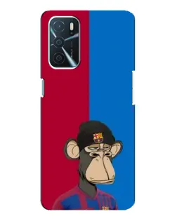 Чохол для OPPO A16 з картинкою «Bored Ape — фанат Барси» Чохол для OPPO A16 з картинкою «Bored Ape — фанат Барси»
