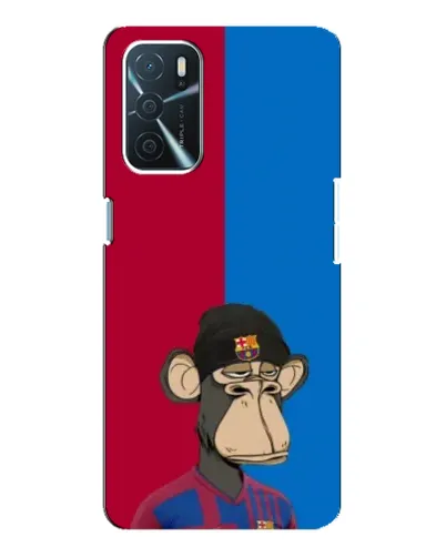 Чехол для OPPO A16 с картинкой «Bored Ape — фанат Барсы» Чехол для OPPO A16 с картинкой «Bored Ape — фанат Барсы»