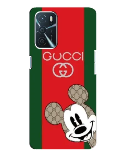 Чохол для OPPO A16 з картинкою «Gucci — смуги та Міккі»