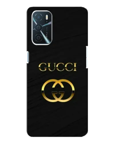Чохол для OPPO A16 з картинкою «Золотий логотип Gucci»