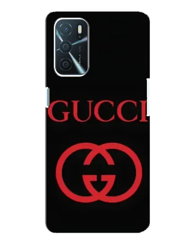 Чохол для OPPO A16 з картинкою «Gucci — червоний логотип»
