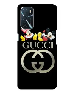 Чохол для OPPO A16 з картинкою «Gucci — герої Disney»