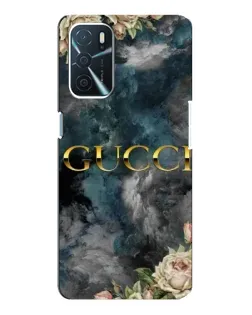 Чохол для OPPO A16 з картинкою «Абстрактні квіти Gucci»