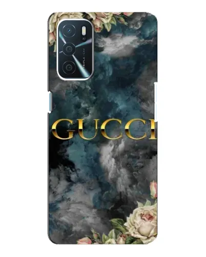 Чохол для OPPO A16 з картинкою «Абстрактні квіти Gucci»