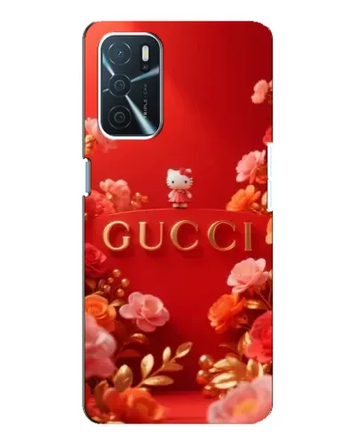 Чохол для OPPO A16 з картинкою «Gucci — золотий сад»