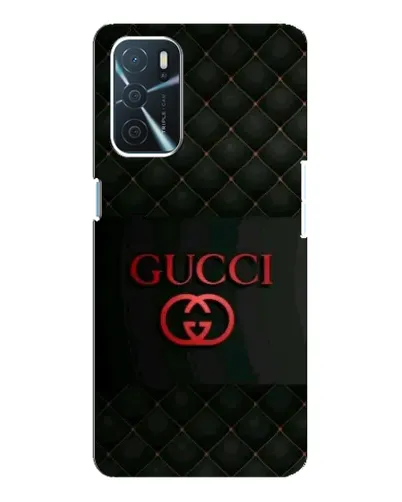 Чохол для OPPO A16 з картинкою «Gucci — стьобаний чорний»