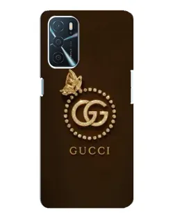 Чохол для OPPO A16 з картинкою «Gucci — золотий метелик»