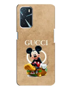 Чохол для OPPO A16 з картинкою «Міккі Маус Gucci — крафт»