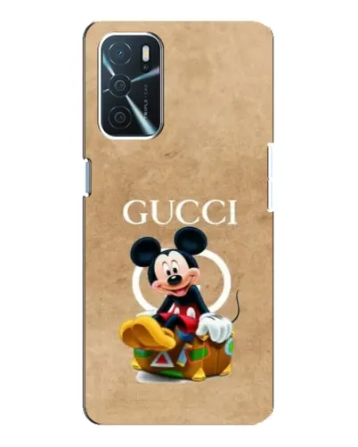 Чохол для OPPO A16 з картинкою «Міккі Маус Gucci — крафт»