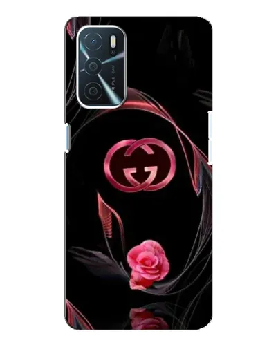 Чохол для OPPO A16 з картинкою «Gucci — неонова троянда»