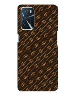 Чохол для OPPO A16 з картинкою «Gucci — золоті діагоналі»