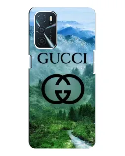 Чохол для OPPO A16 з картинкою «Gucci — гірський пейзаж»