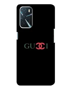 Чохол для OPPO A16 з картинкою «Gucci — червоний градієнт»