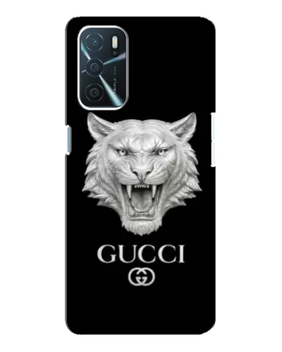 Чехол для OPPO A16 с картинкой «Gucci — серебряный лев» Чехол для OPPO A16 с картинкой «Gucci — серебряный лев»