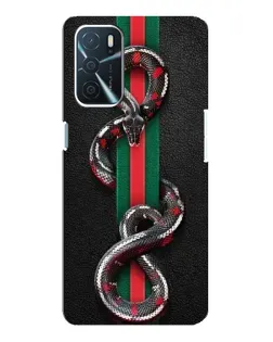 Чохол для OPPO A16 з картинкою «Gucci — змія на смузі»