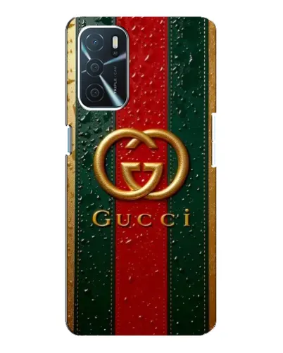 Чохол для OPPO A16 з картинкою «Gucci — фірмова смуга та золото» Чохол для OPPO A16 з картинкою «Gucci — фірмова смуга та золото»