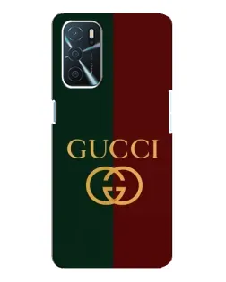 Чохол для OPPO A16 з картинкою «Gucci — темно-зелений градієнт»