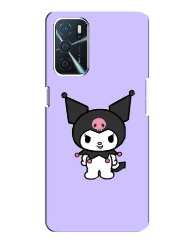 Чехол для OPPO A16 с картинкой «Kuromi — нежный фиолетовый»