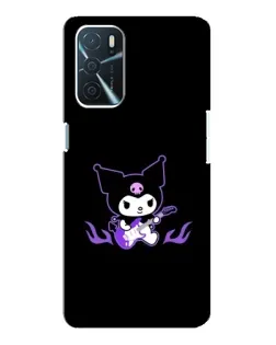 Чехол для OPPO A16 с картинкой «Электрическая Kuromi»