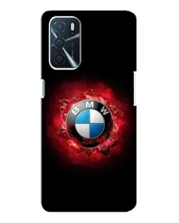 Чохол для OPPO A16 з картинкою «Логотип BMW — спалах» Чохол для OPPO A16 з картинкою «Логотип BMW — спалах»