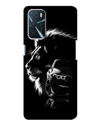 Чохол для OPPO A16 з картинкою «BMW та лев» Чохол для OPPO A16 з картинкою «BMW та лев»