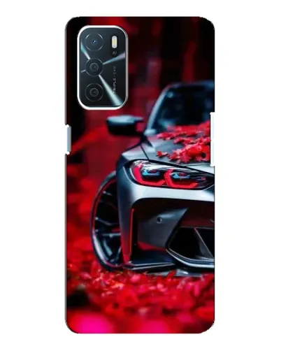 Чохол для OPPO A16 з картинкою «Спортивна BMW та квіти» Чохол для OPPO A16 з картинкою «Спортивна BMW та квіти»