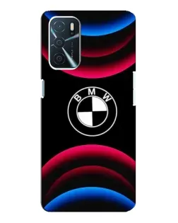 Чохол для OPPO A16 з картинкою «Логотип BMW та неонові дуги» Чохол для OPPO A16 з картинкою «Логотип BMW та неонові дуги»