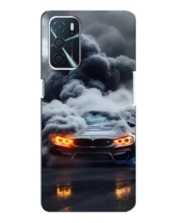 Чохол для OPPO A16 з картинкою «BMW у диму» Чохол для OPPO A16 з картинкою «BMW у диму»